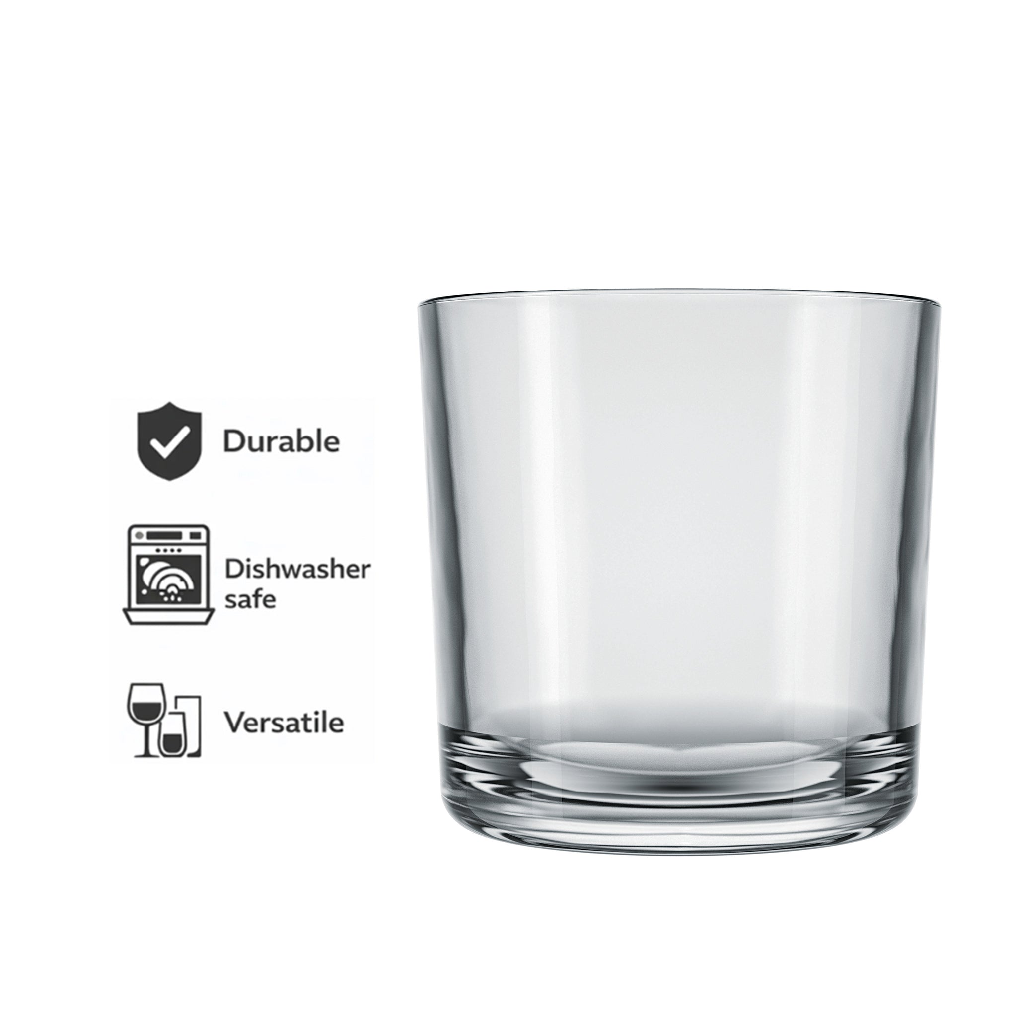 NADIR BAR WHISKEY ROCKS TUMBLER, 265ML