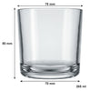 NADIR BAR WHISKEY ROCKS TUMBLER, 265ML