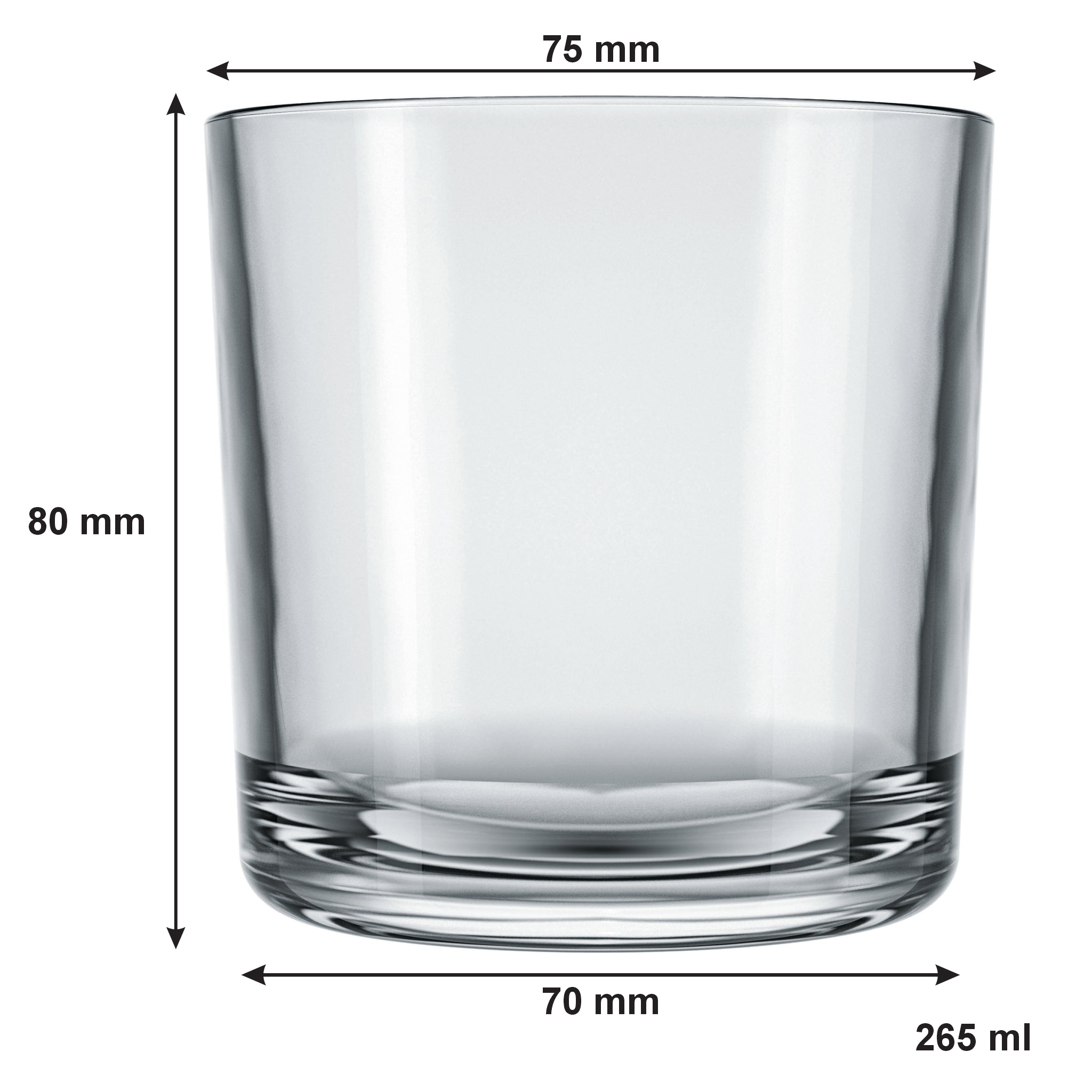 NADIR BAR WHISKEY ROCKS TUMBLER, 265ML