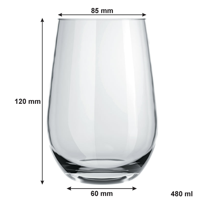 NADIR DUBAI LONG DRINK TUMBLER, (480ML)