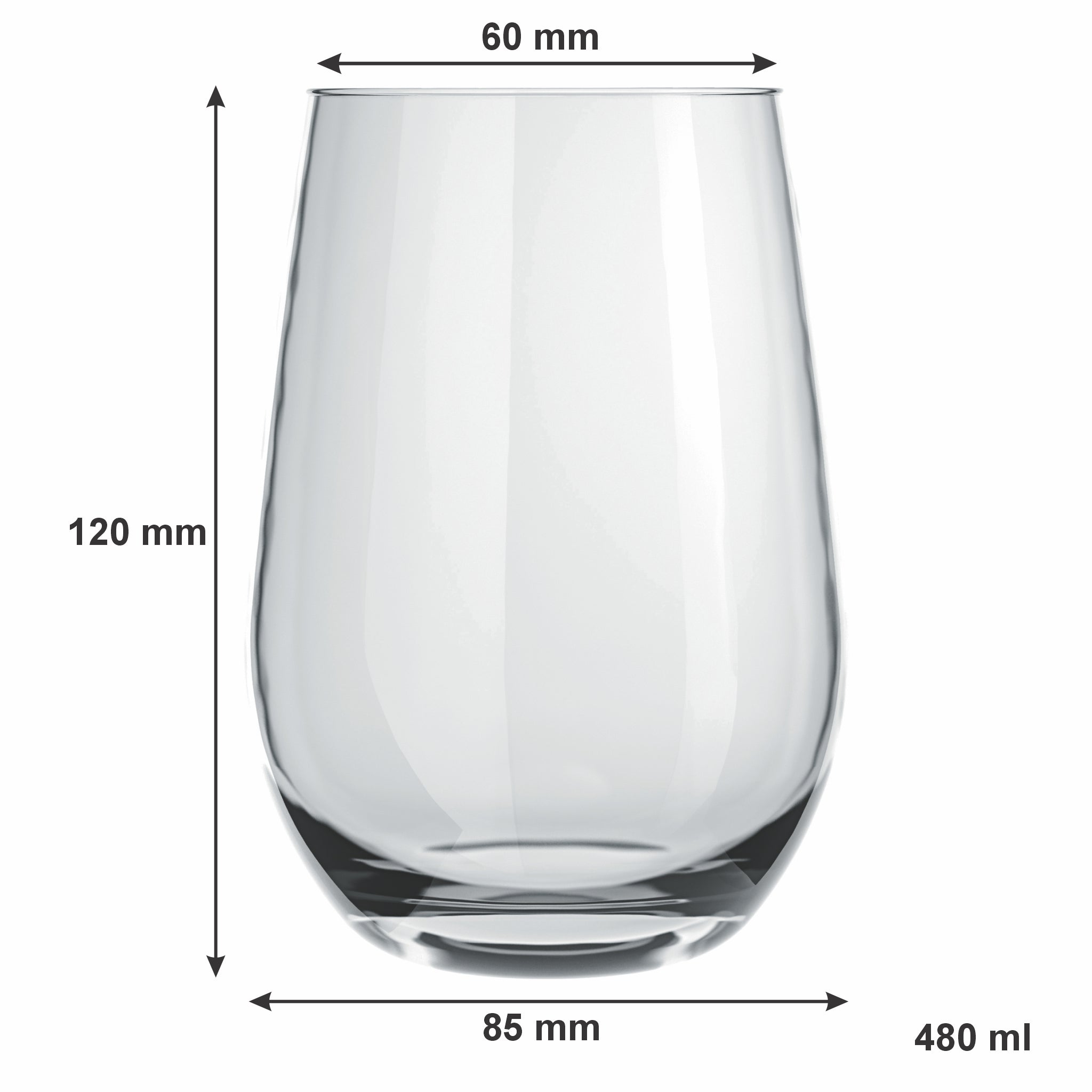 NADIR DUBAI LONG DRINK TUMBLER, 480ML
