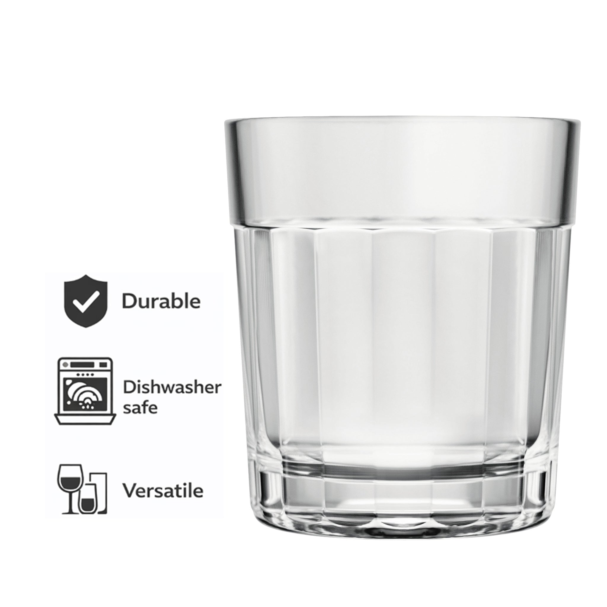 NADIR AMERICANO OLD FASHIONED TUMBLER, 315ML