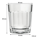 NADIR AMERICANO OLD FASHIONED TUMBLER, (315ML)