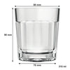 NADIR AMERICANO OLD FASHIONED TUMBLER, (315ML)