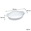 MARINEX OPALINE OVAL ROASTER LARGE, 1.4LT (339X262X225MM)