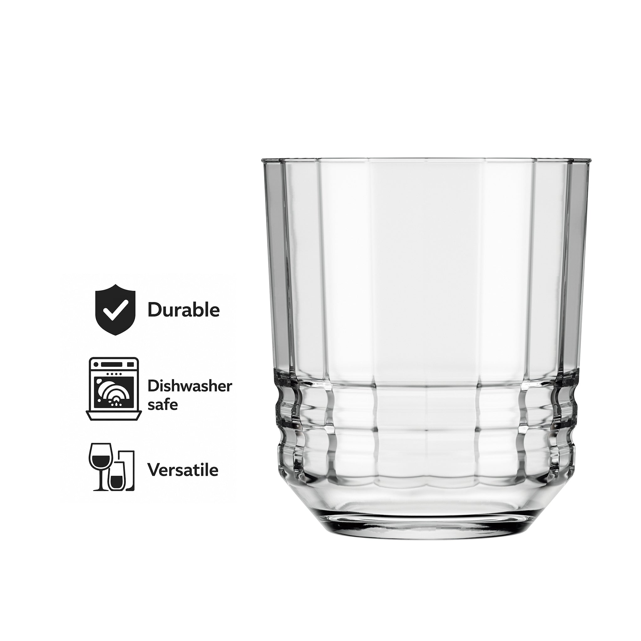 NADIR VENETO ROCKS TUMBLER, 300ML