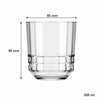 NADIR VENETO ROCKS TUMBLER, 300ML