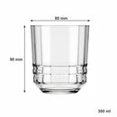 NADIR VENETO ROCKS TUMBLER, 300ML