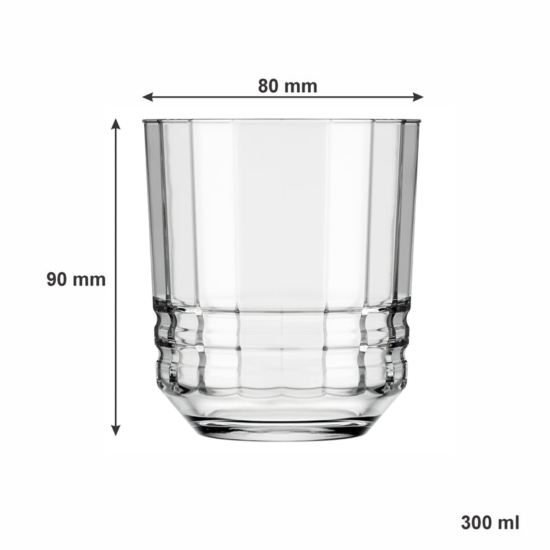 NADIR VENETO ROCKS TUMBLER, 300ML