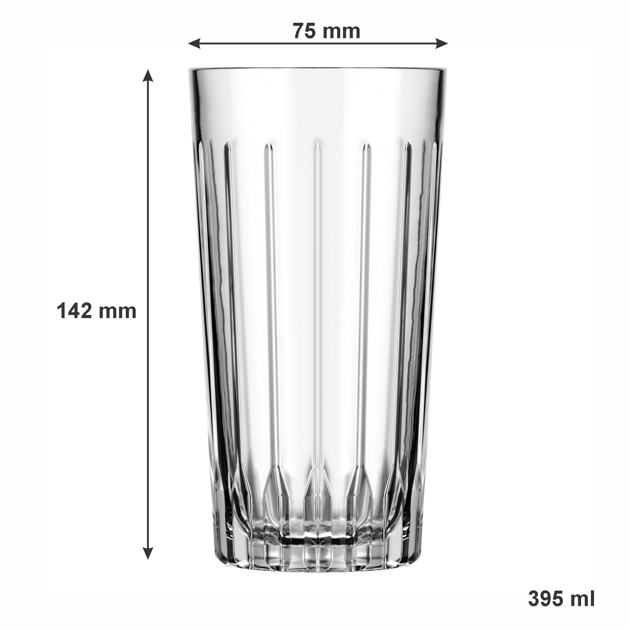 NADIR MADRID LONG DRINK TUMBLER, 395ML