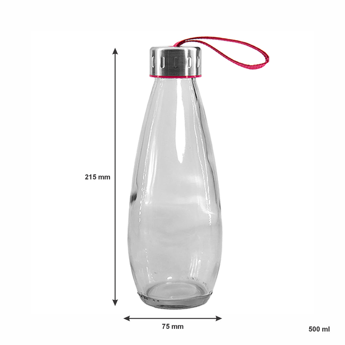 CONSOL DROPLET BOTTLE WITH STRAP LID, 500ML