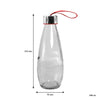 CONSOL DROPLETTE BOTTLE WITH STRAP LID, 500ML (215X80MM DIA)