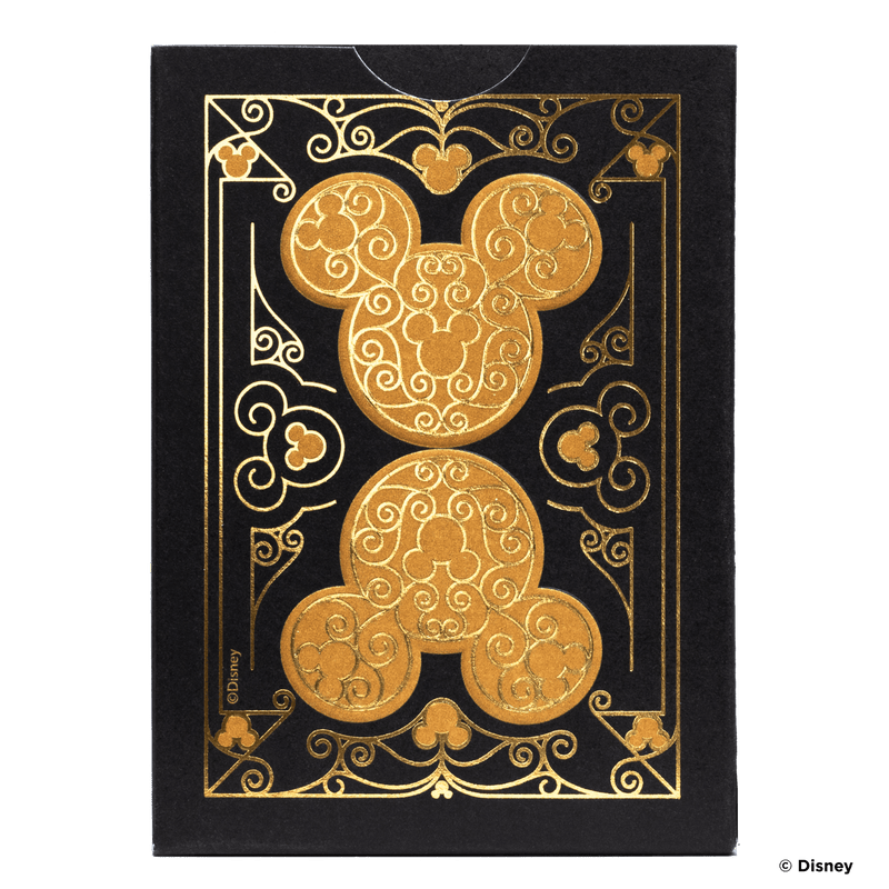 BICYCLE DISNEY MICKEY BLACK & GOLD PLAYING CARDS