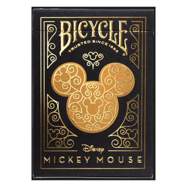 BICYCLE DISNEY MICKEY BLACK & GOLD PLAYING CARDS 1PK
