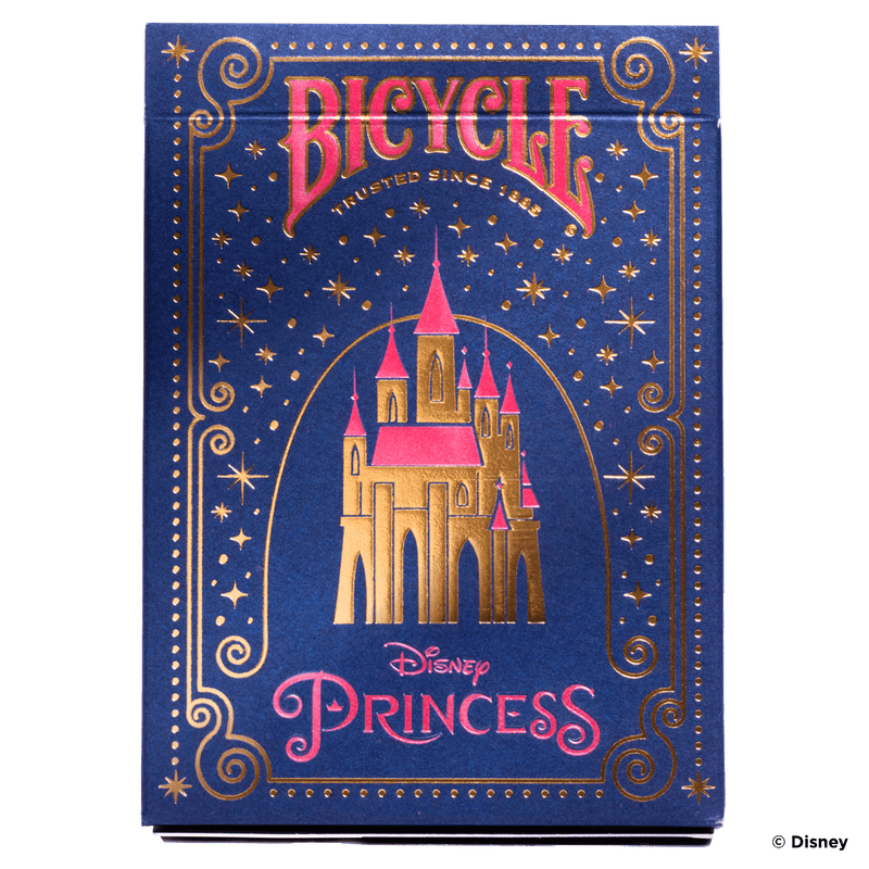 BICYCLE DISNEY PRINCESS PINK & NAVY PLAYING CARDS 2PK