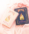 BICYCLE DISNEY PRINCESS PINK & NAVY PLAYING CARDS 2PK