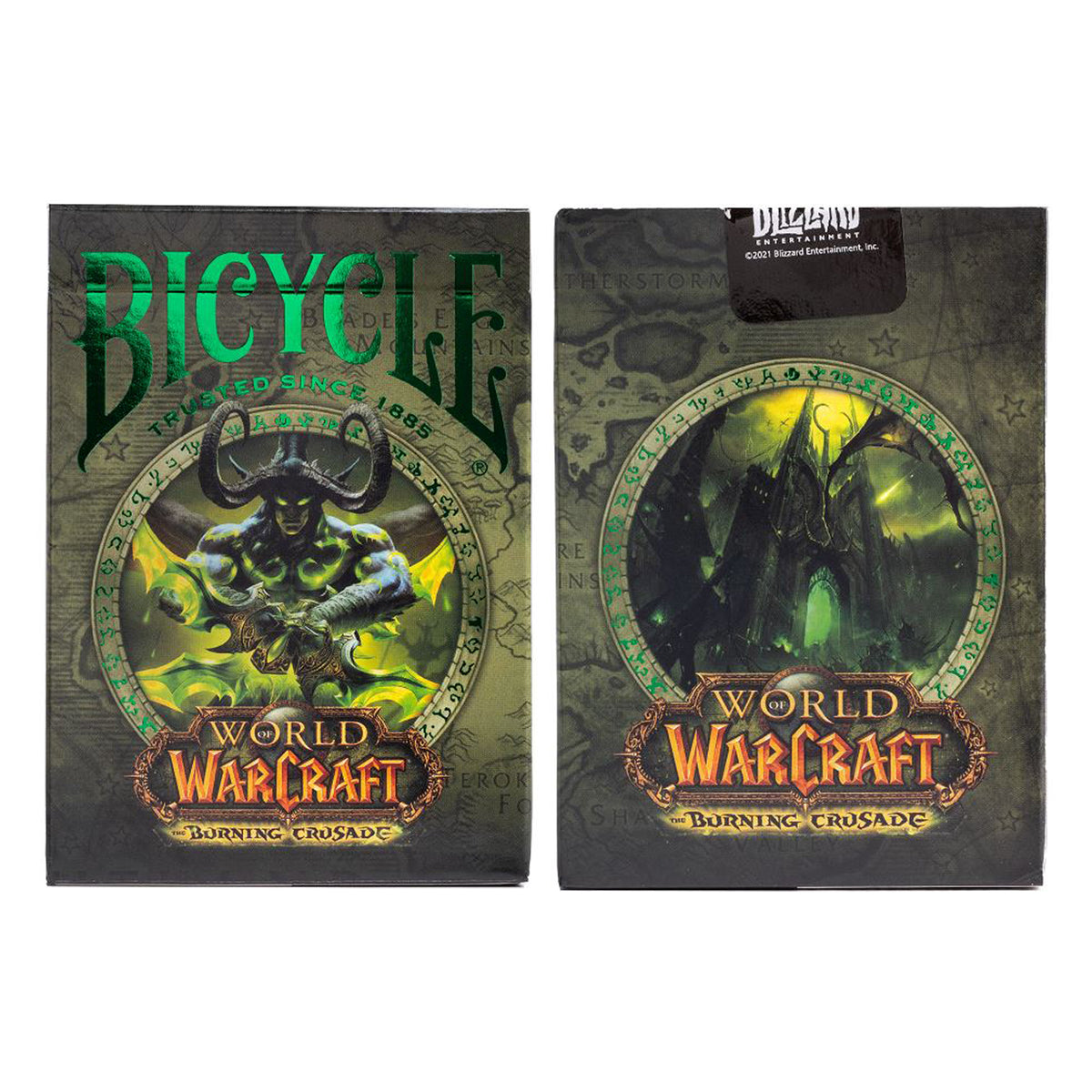 BICYCLE WORLD OF WARCRAFT BURNING CRUSADE PLAYING CARDS 1PK