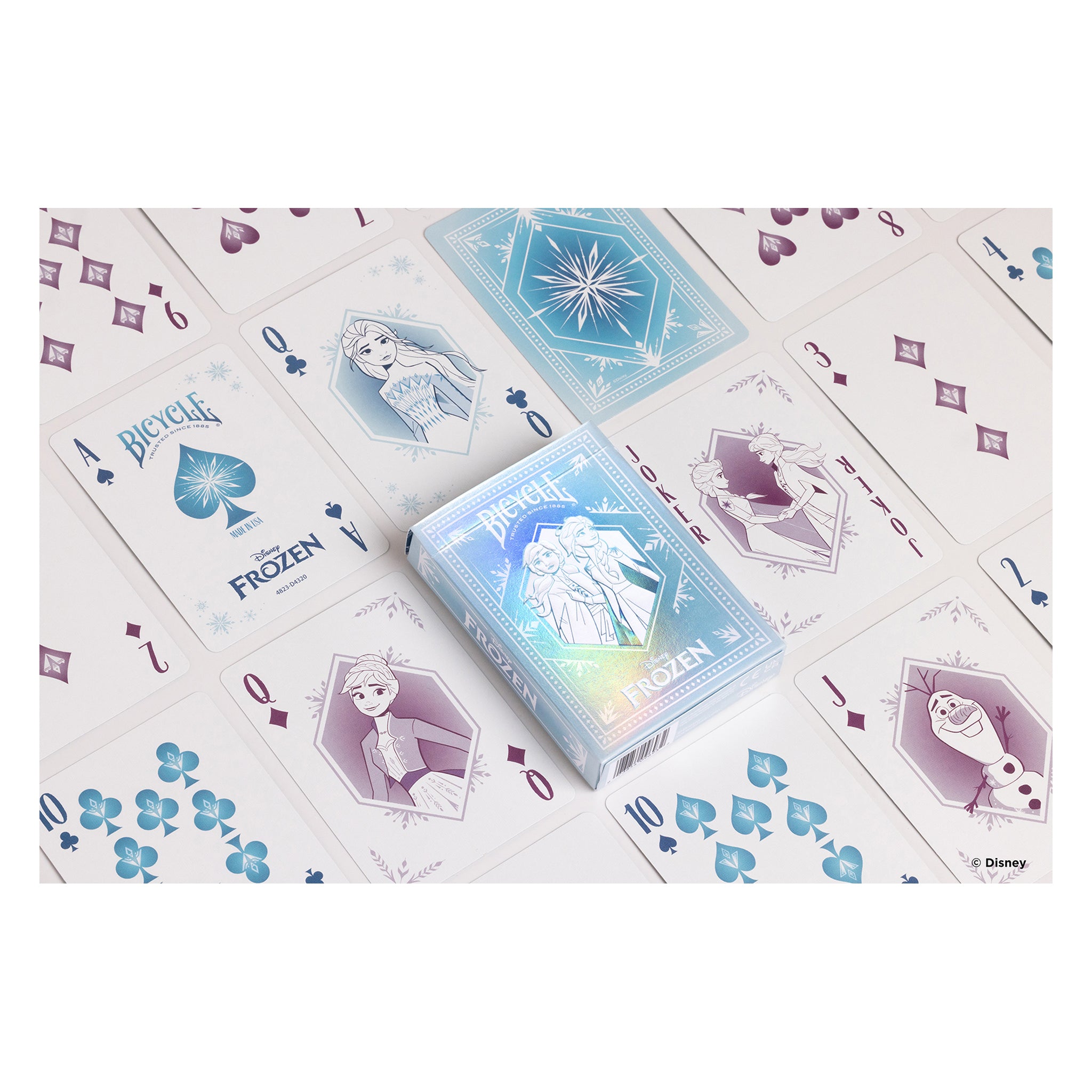 BICYCLE DISNEY FROZEN BLUE PLAYING CARDS 1PK