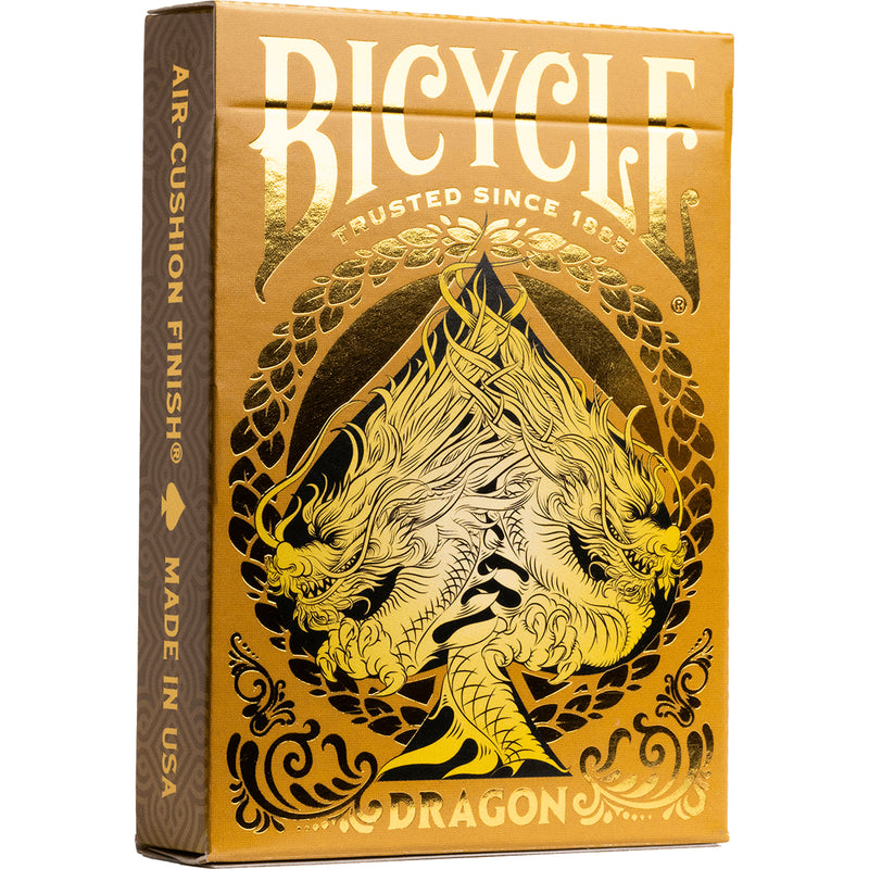BICYCLE  GOLD DRAGON PLAYING CARDS 1PK