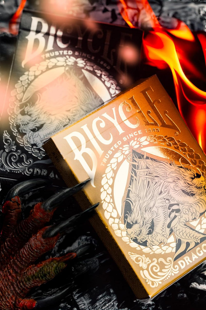 BICYCLE  GOLD DRAGON PLAYING CARDS 1PK