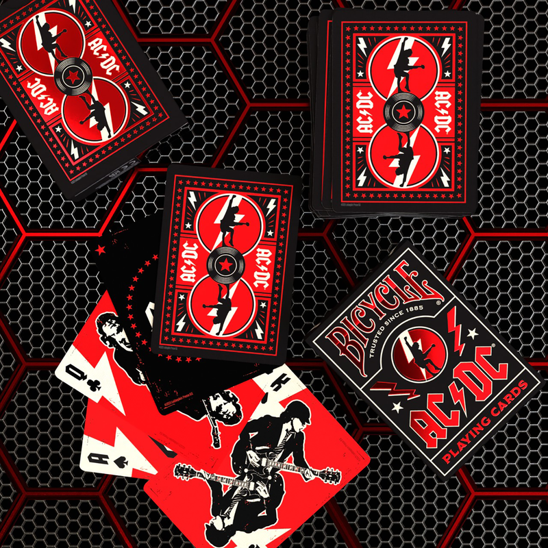 BICYCLE AC/DC PLAYING CARDS