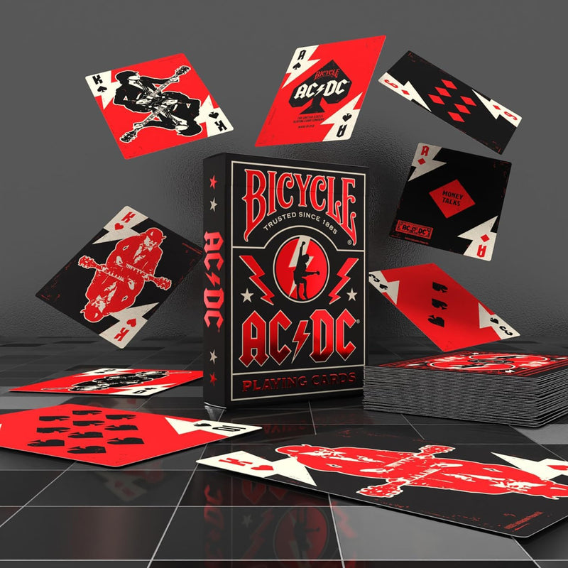 BICYCLE AC/DC PLAYING CARDS