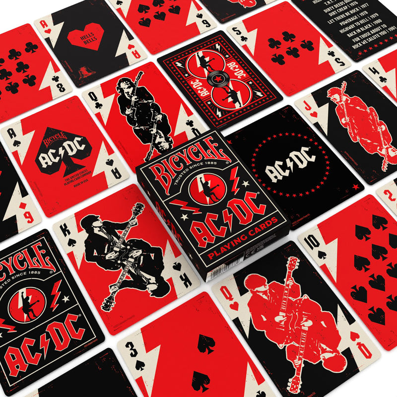 BICYCLE AC/DC PLAYING CARDS