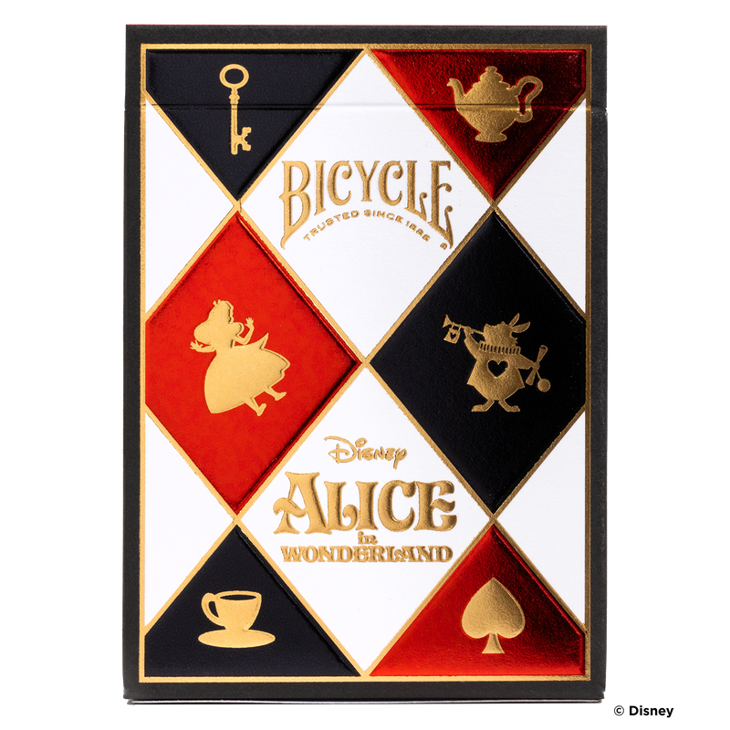 BICYCLE DISNEY ALICE IN WONDERLAND PLAYING CARDS