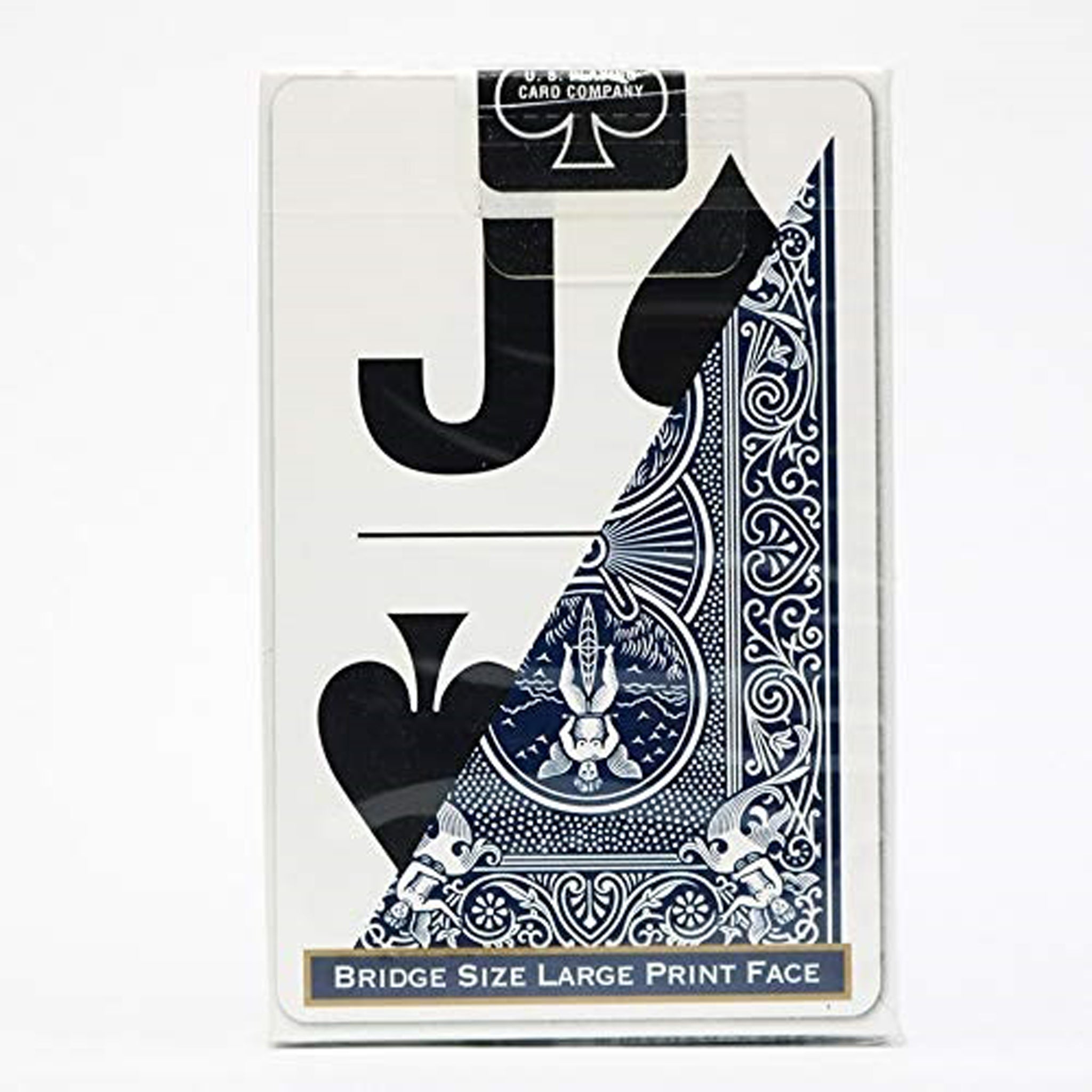 BICYCLE BRIDGE SIZE LARGE PRINT PLAYING CARDS