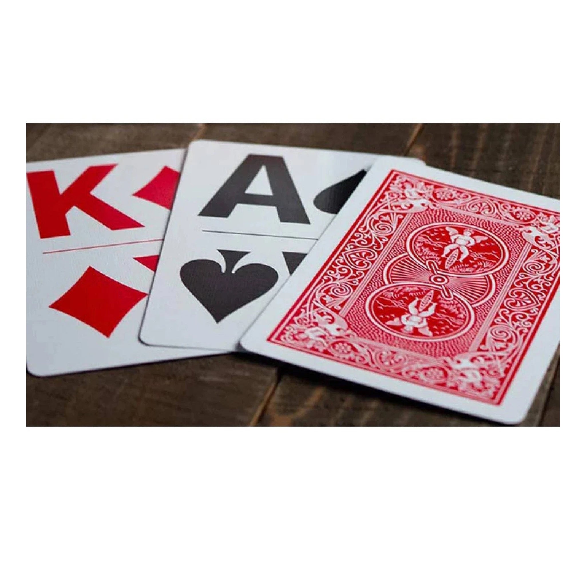 BICYCLE BRIDGE SIZE LARGE PRINT PLAYING CARDS