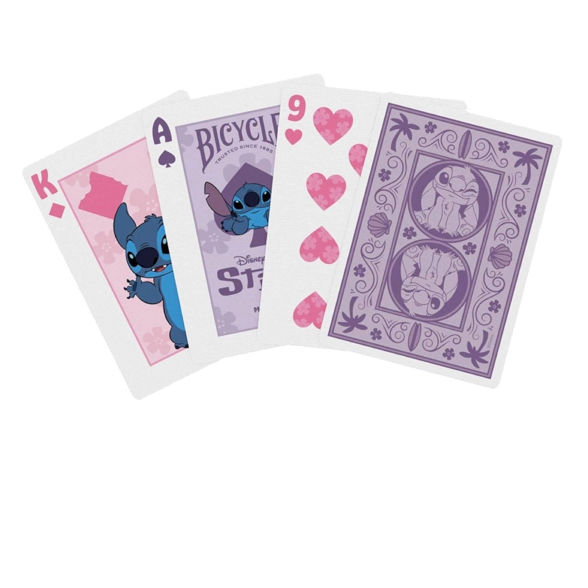 BICYCLE DISNEY STITCH PURPLE PLAYING CARDS