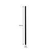 BAR BUTLER PAPER STRAWS BLACK PACK 3 PLY 6MM, 100PK