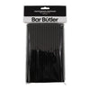 BAR BUTLER PAPER STRAWS BLACK PACK 3 PLY 6MM, 100PK