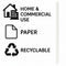 BAR BUTLER PAPER STRAWS WHITE PACK 3 PLY (6MM) 100PCS