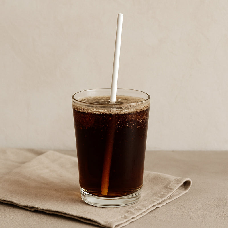 BAR BUTLER PAPER STRAWS WHITE PACK 3 PLY (6MM) 100PCS
