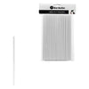 BAR BUTLER PAPER STRAWS WHITE PACK 3 PLY 6MM, 100PK