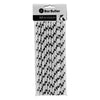 BAR BUTLER PAPER STRAWS BLACK & WHITE MIXED PACK 3 PLY (6MM) 60PCS