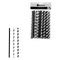 BAR BUTLER PAPER STRAWS BLACK & WHITE MIXED PACK 3 PLY (6MM) 60PCS
