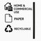 BAR BUTLER PAPER STRAWS BLACK 50 X 3 PLY (8MM) WRAPPED + 1 UNWRAPPED, 51 PCS