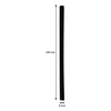 BAR BUTLER PAPER STRAWS BLACK 50 X 3PLY 8MM WRAPPED + 1 UNWRAPPED - 51 PK