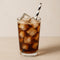 BAR BUTLER PAPER STRAWS BLACK & WHITE CHEVRON 50 X 3 PLY 8MM WRAPPED + 1 UNWRAPPED, 51PCS