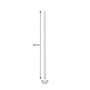 BAR BUTLER STRAWS WHITE WRAPPED, 100 PCS (5MM)
