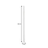 BAR BUTLER STRAWS WHITE WRAPPED, 100 PCS (5MM)