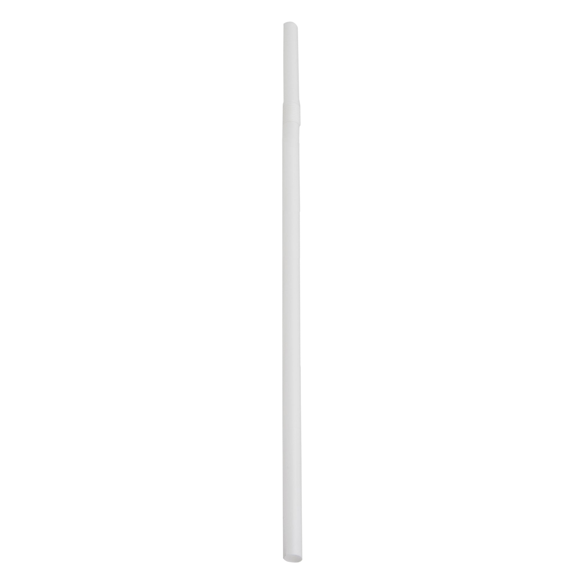 BAR BUTLER WRAPPED WHITE BENDY STRAWS 5MM, 100PK