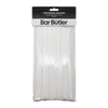 BAR BUTLER WRAPPED WHITE BENDY STRAWS 5MM, 100PK