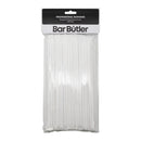 BAR BUTLER STRAWS WRAPPED WHITE 5MM, 100PK