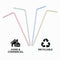 BAR BUTLER STRAWS BENDY CANDY COLOURED, 100 PCS (5MM)