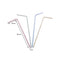 BAR BUTLER STRAWS BENDY CANDY COLOURED, 100 PCS (5MM)