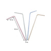 BAR BUTLER STRAWS BENDY CANDY COLOURED, 100 PCS (5MM)