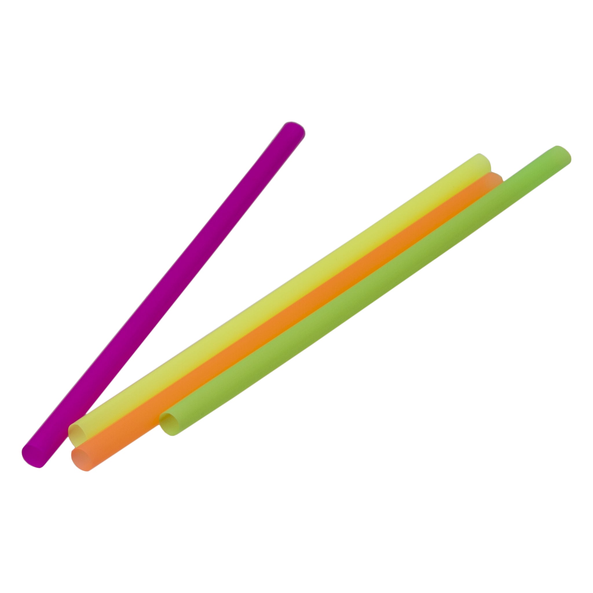 BAR BUTLER COLOURED MILKSHAKE STRAWS 100PK, 7.5MM